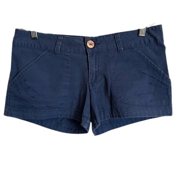 Vintage OP Navy Blue Women's Shorts Size 5 - Picture 1 of 8